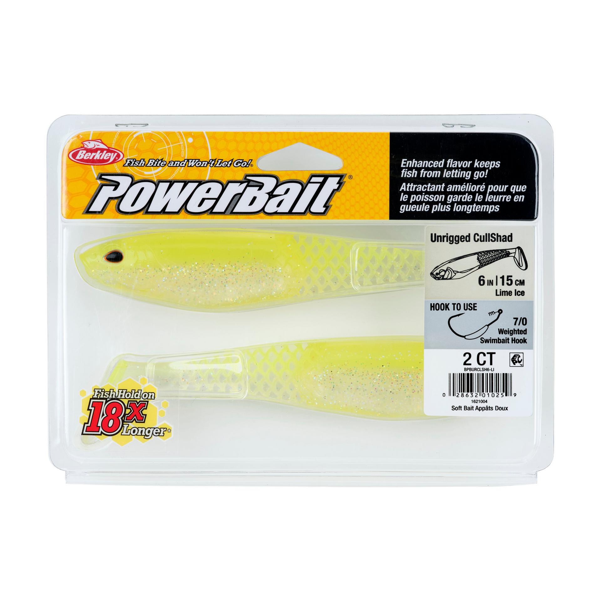 Berkley PowerBait Unrigged CullShad