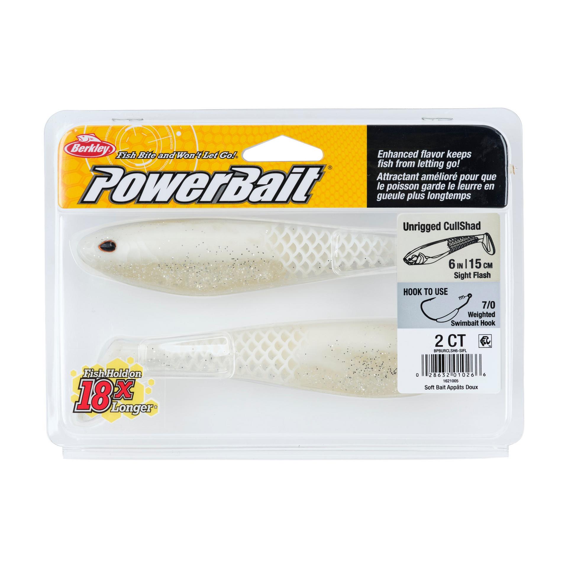 Berkley PowerBait Unrigged CullShad
