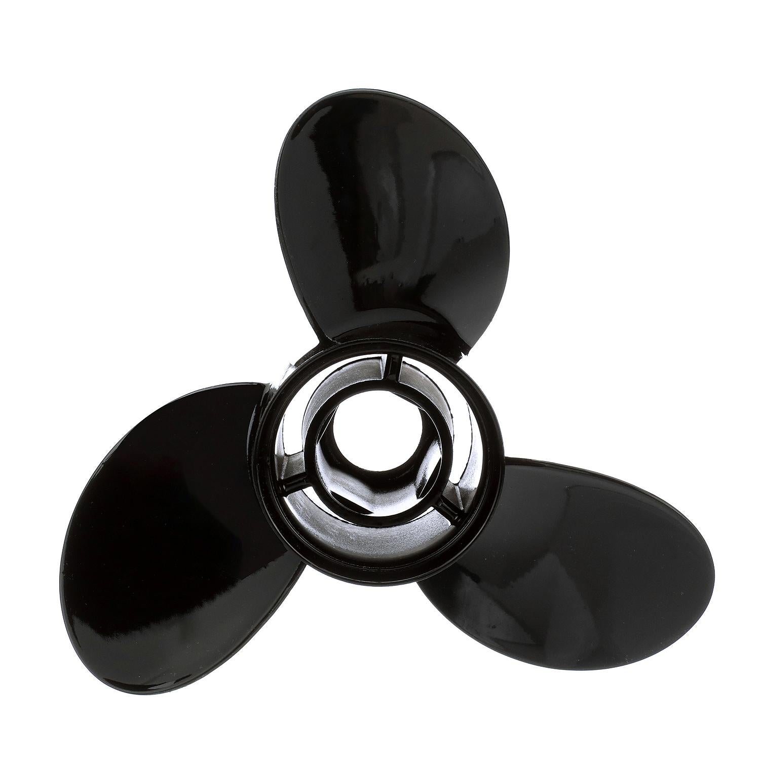 Mercury Black Max 3-Blade Extra Cup Aluminum Propeller, 12.5" Diameter x 8" Pitch, Right Hand Rotation