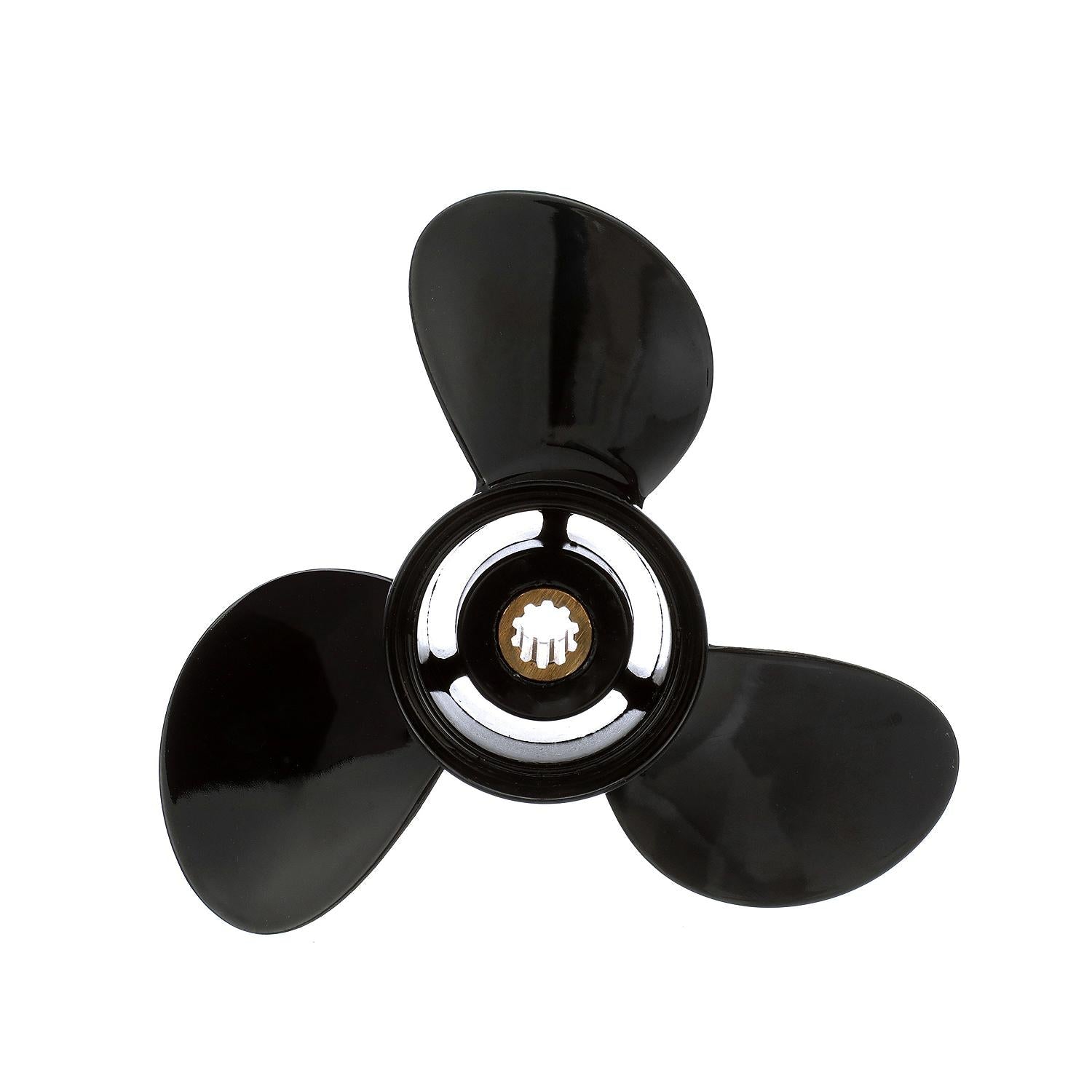 Mercury Black Max 3-Blade Aluminum Propeller, 9.5" Diameter x 11" Pitch, Right Hand Rotation