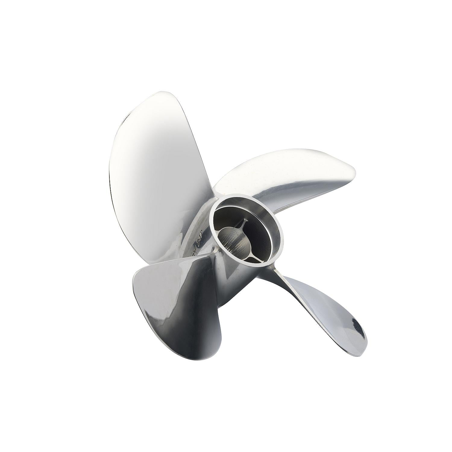 Mercury Bravo Four S Front 4-Blade Stainless Steel Propeller, 22.5" Pitch, Left Hand Rotation