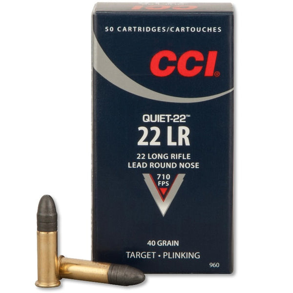CCI RIMFIRE AMMUNITION QUIET-22 .22 LONG RIFLE
