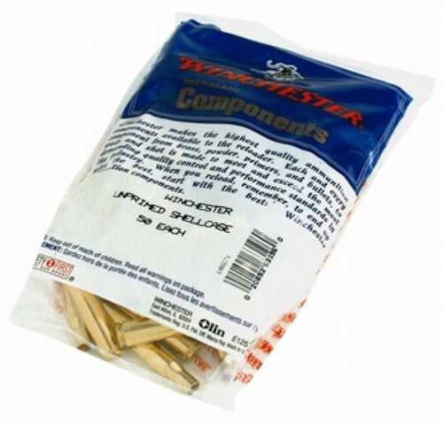 Winchester 7mm-08 Remington Unprimed Brass Cases - 50 Count