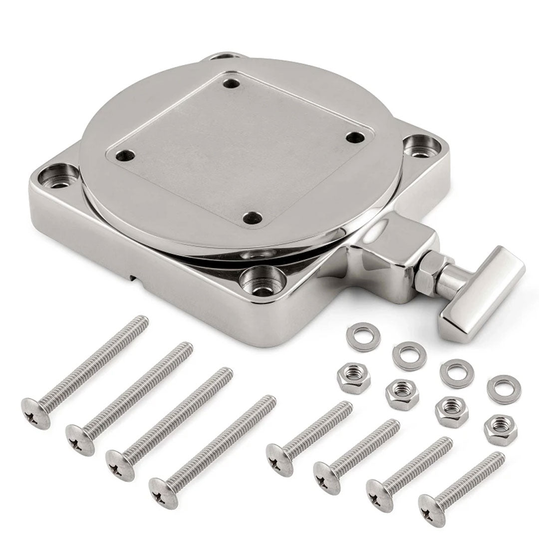 Cannon Low Profile Swivel Base Stainless Steel