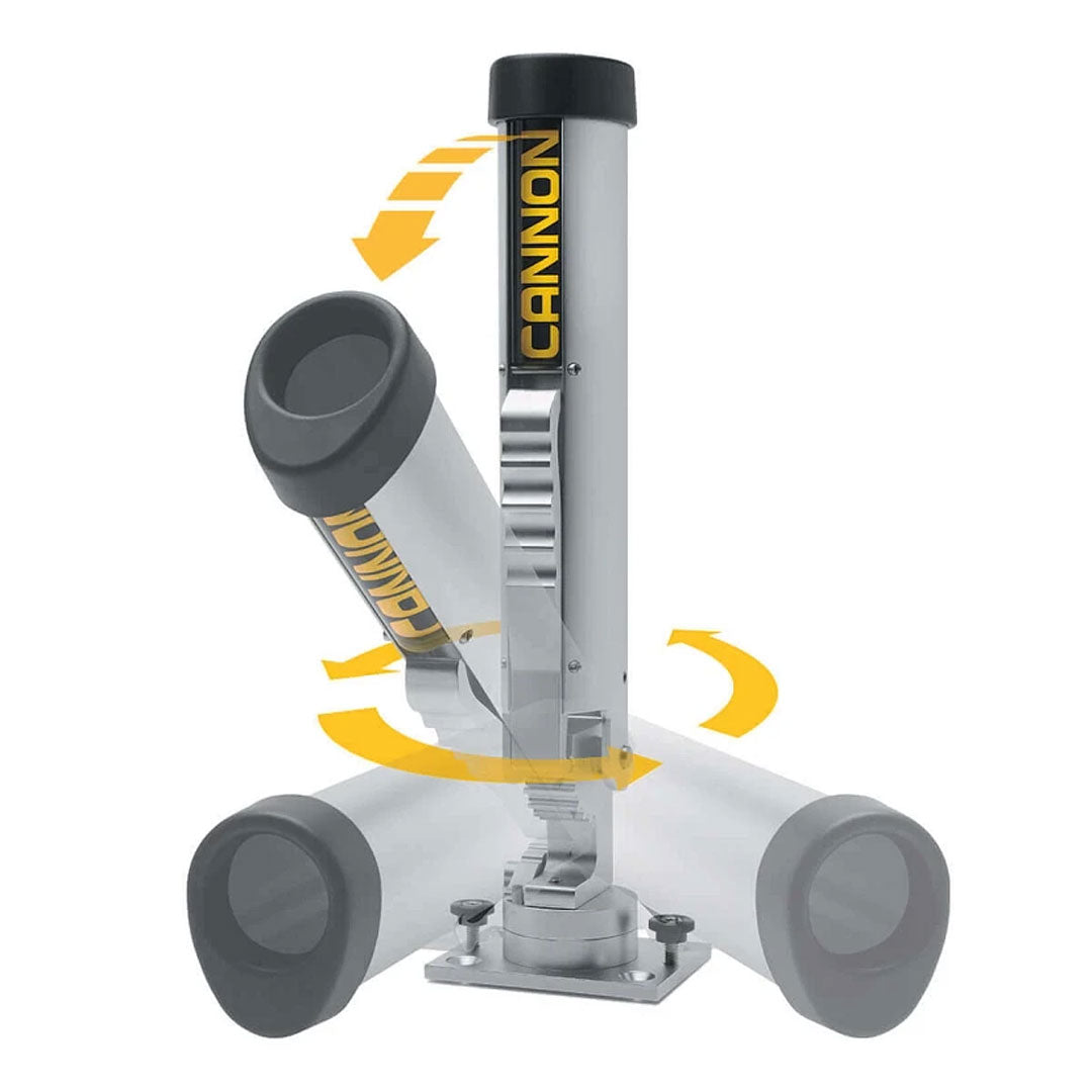 Canon Dual Axis Adjustable Rod Holders Downrigger Mount