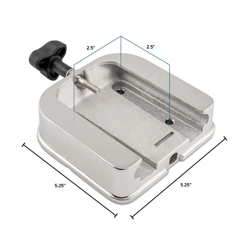 Cannon Universal Mounting Base Stainless Steel