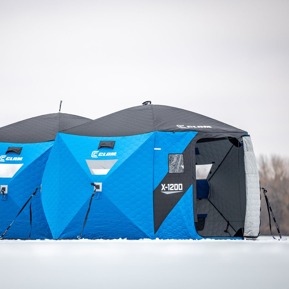 Clam X-1200 Hub Shelter 10 Angler Capacity