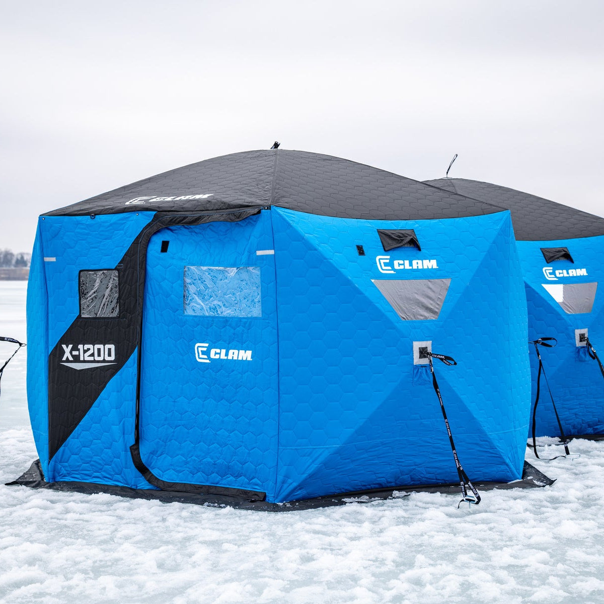 Clam X-1200 Hub Shelter 10 Angler Capacity