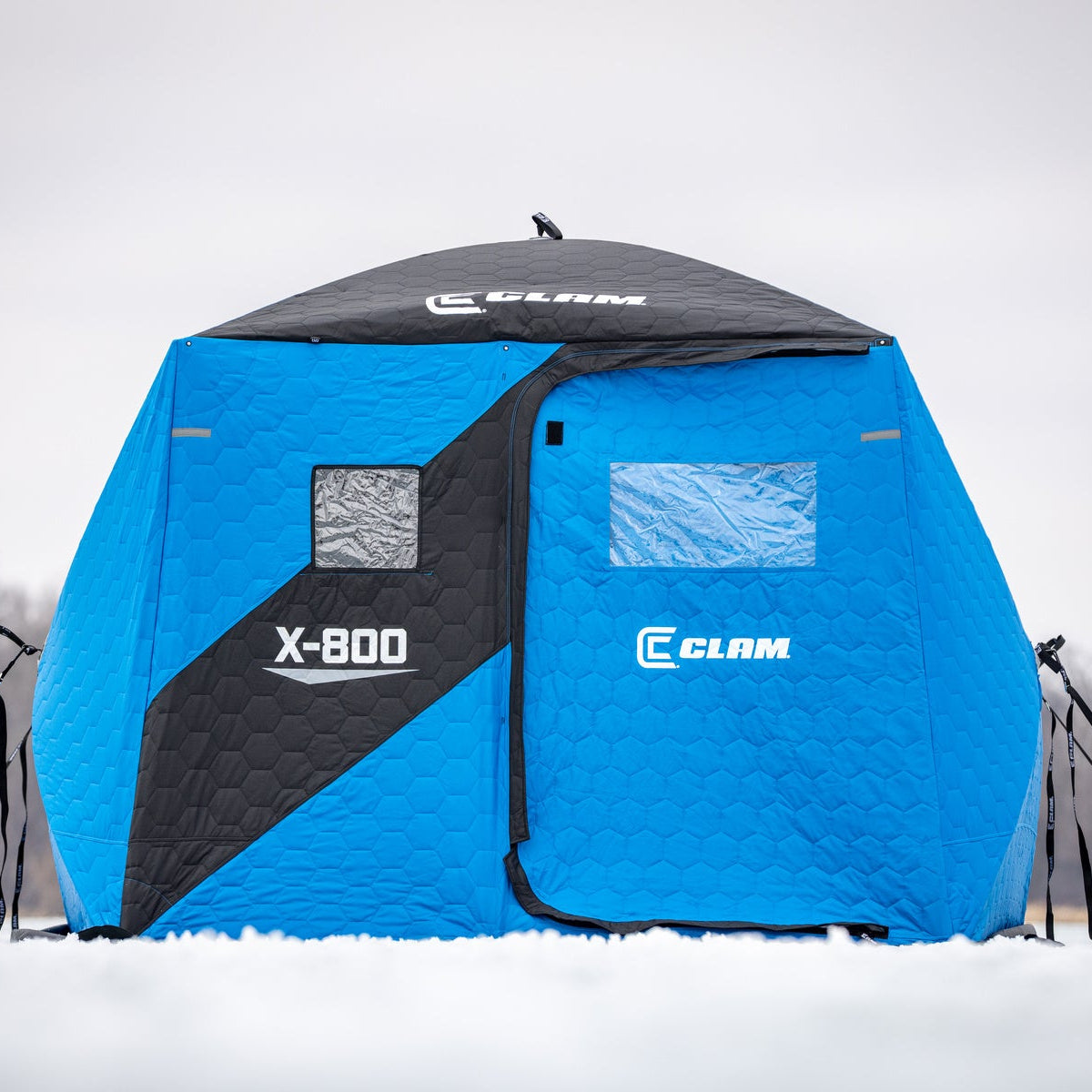 Clam X-800 Hub Shelter 6 Angler Capacity
