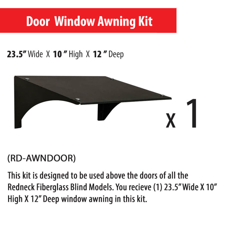 Redneck Outdoors Awning Kit Door Window