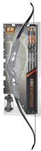 EASTON BEGINNER RECURVE BOW KIT RH/LH BLACK