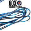 Hoyt Torrex String/Cable Set - ST 54.35\" CC 33.25\" BC 32.00\" Custom Colour Flo Orange  Blk Twist