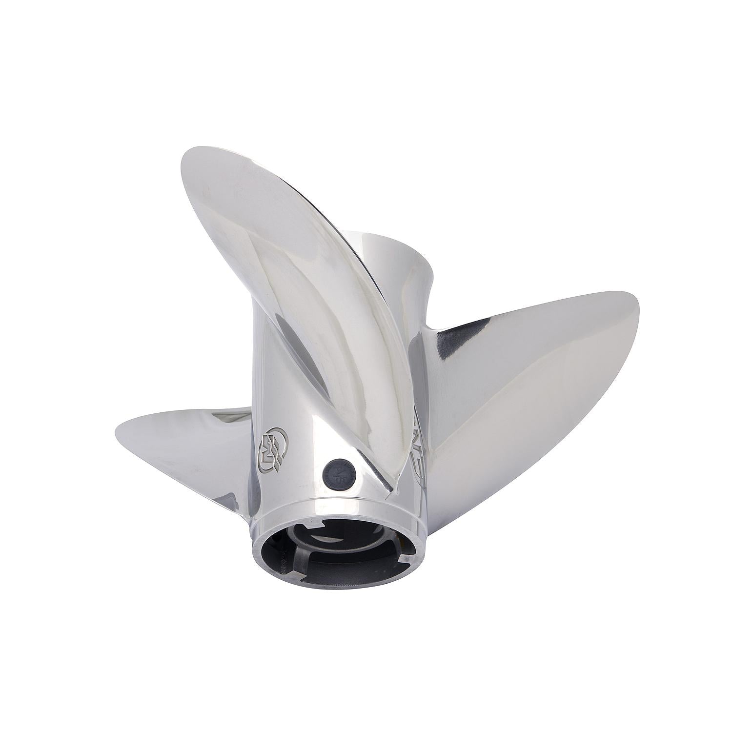Mercury Enertia ECO 3-Blade Stainless Steel Propeller, 16" Diameter x 19" Pitch, Left Hand Rotation