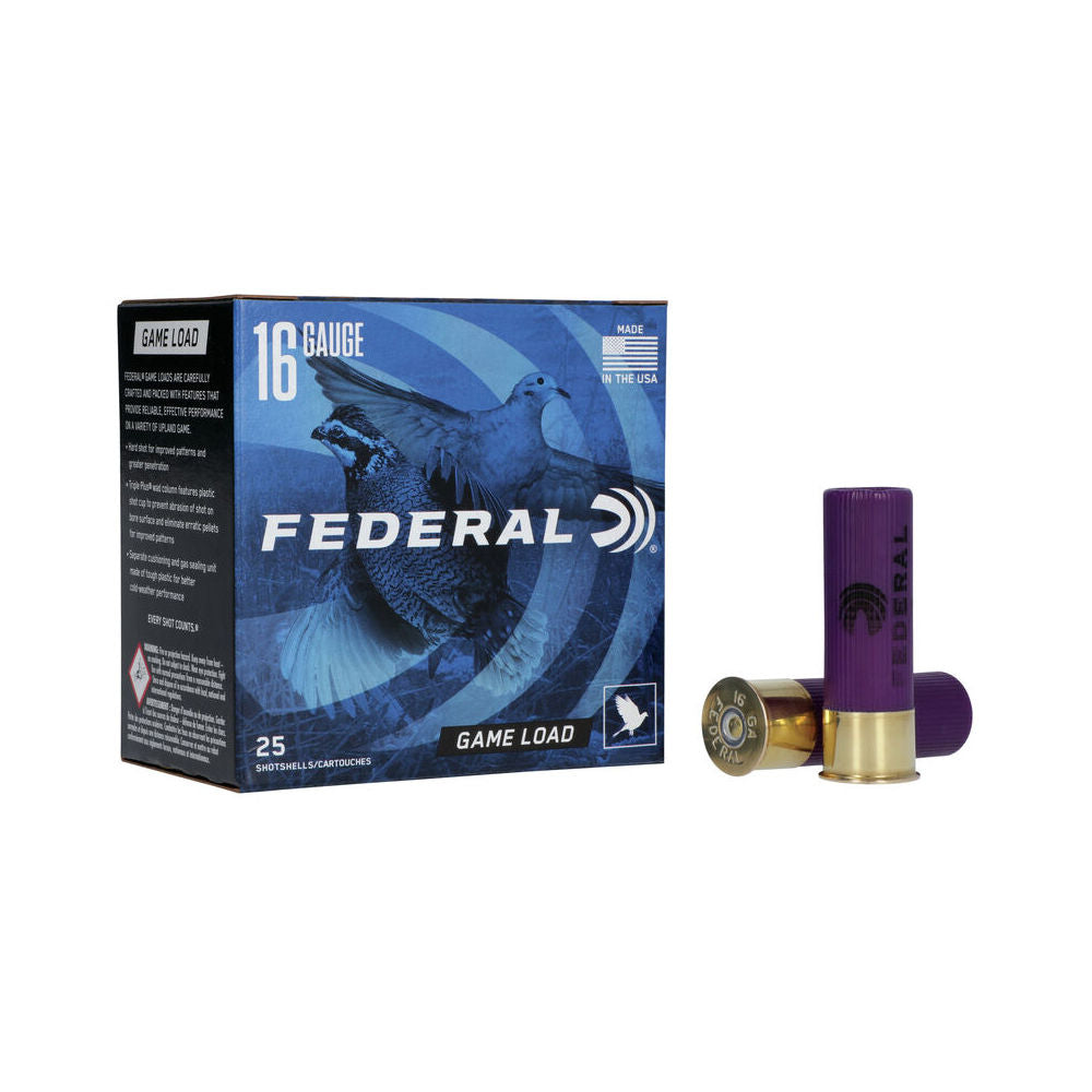 Federal Game-Shok 16 Gauge Game Load 1 Oz. #8