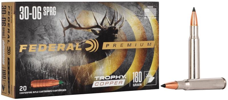 Federal Trophy Copper 30-06 180GR Vital-shok