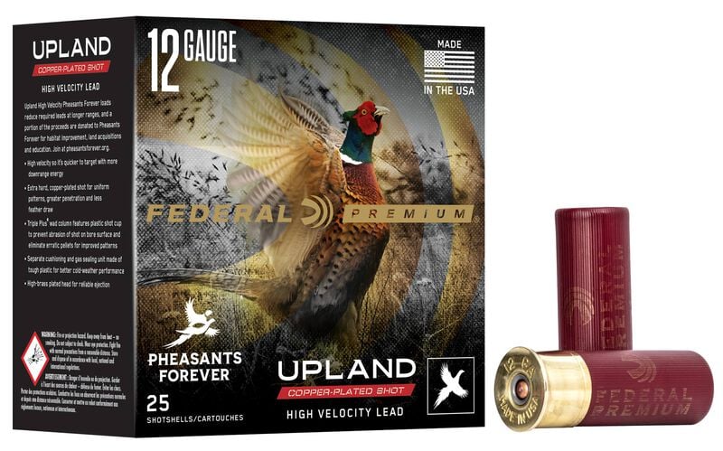 Federal Premium Upland - 12 Ga 2-3/4" - 1 1/4 oz - #5 Shot - 25 Rounds
