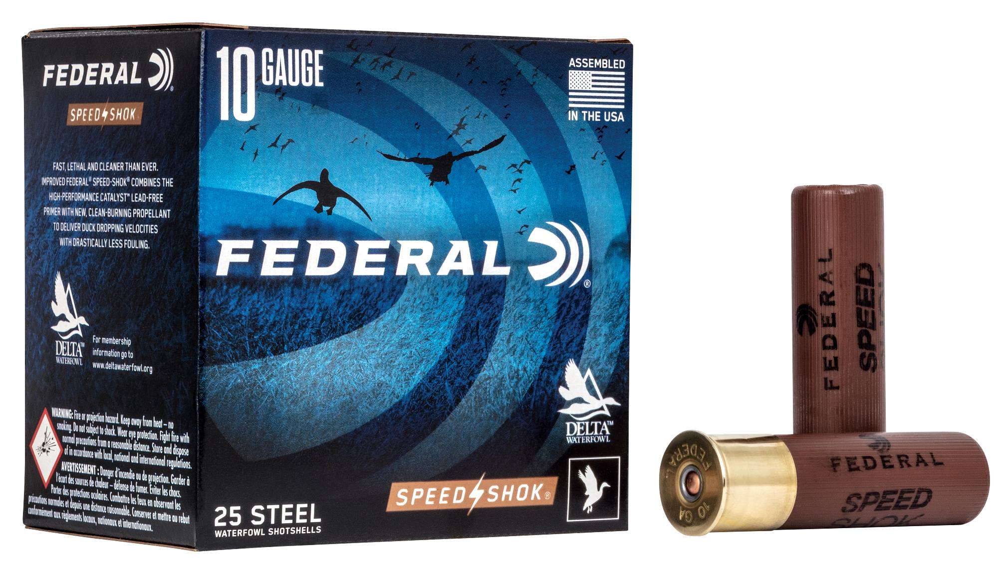 Federal Speed-Shok 10 Ga 3-1/2" 1-1/2 Oz BB HV Steel Ammo product image