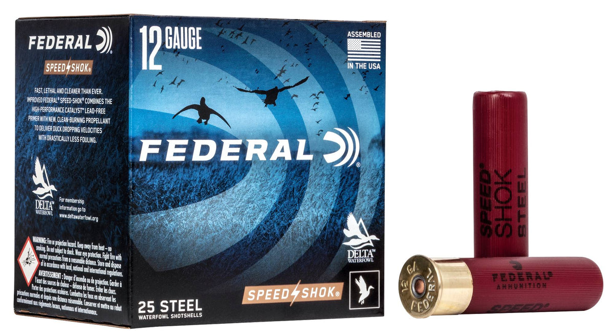 Federal Speed-Shok 12 Ga. 3-1/2" 1-3/8 Oz. BBB HV Steel Ammo product image