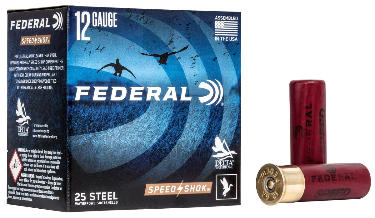 Federal Speed-Shok 12 Ga 3" 1-1/8 Oz. #2 HV Steel Ammo product image