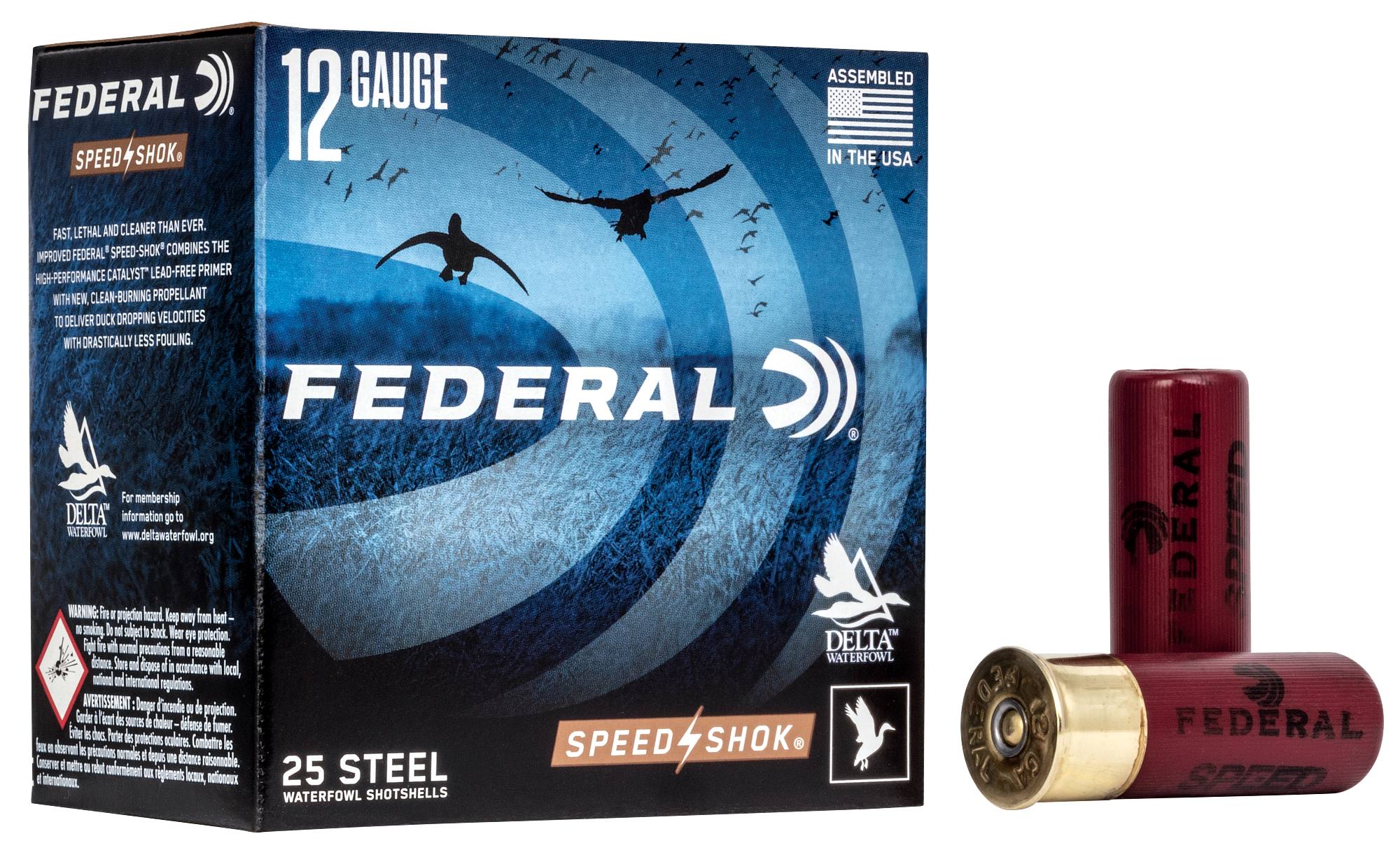 Federal Speed-Shok 12 Ga. 2-3/4" 1-1/8 Oz. #4 HV Steel Ammo product image