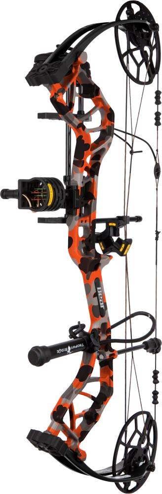 Bear Archery Legit Maxx RTH Compound Bow - Fred Bear Fire / Left Hand / 10-70