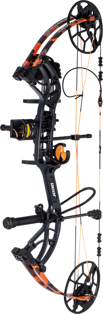 Bear Archery Cruzer G4 RTH Compound Bow - Fred Bear Fire / Left Hand / 10-70