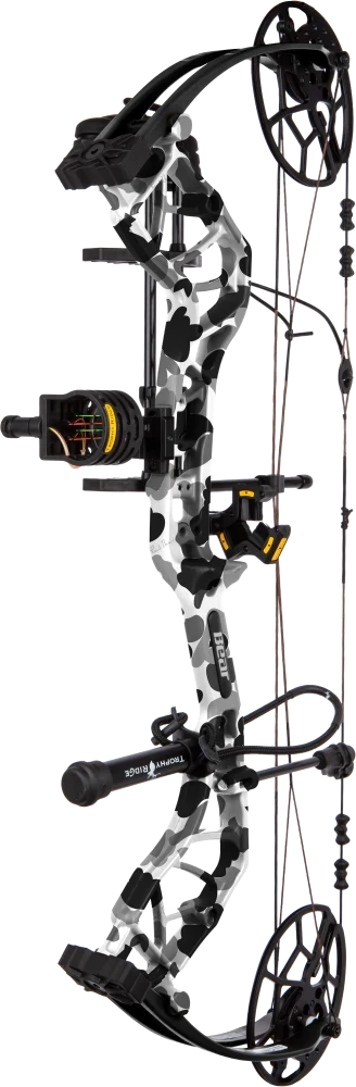 Bear Archery Legit Maxx RTH Compound Bow - Fred Bear Whiteout / Right Hand / 10-70