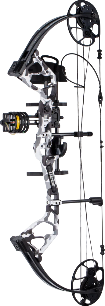 Bear Archery Royale RTH Compound Bow - Fred Bear Whiteout / Right Hand / 5-50