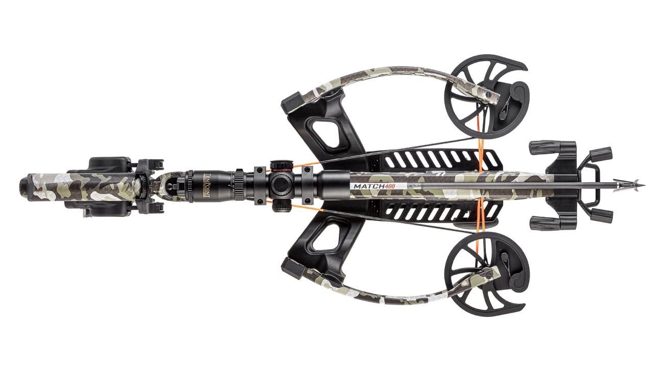 WICKED RIDGE FURY 410 DE-COCK, ACUdraw De-Cock, RangeMaster 100 Scope, Peak XT