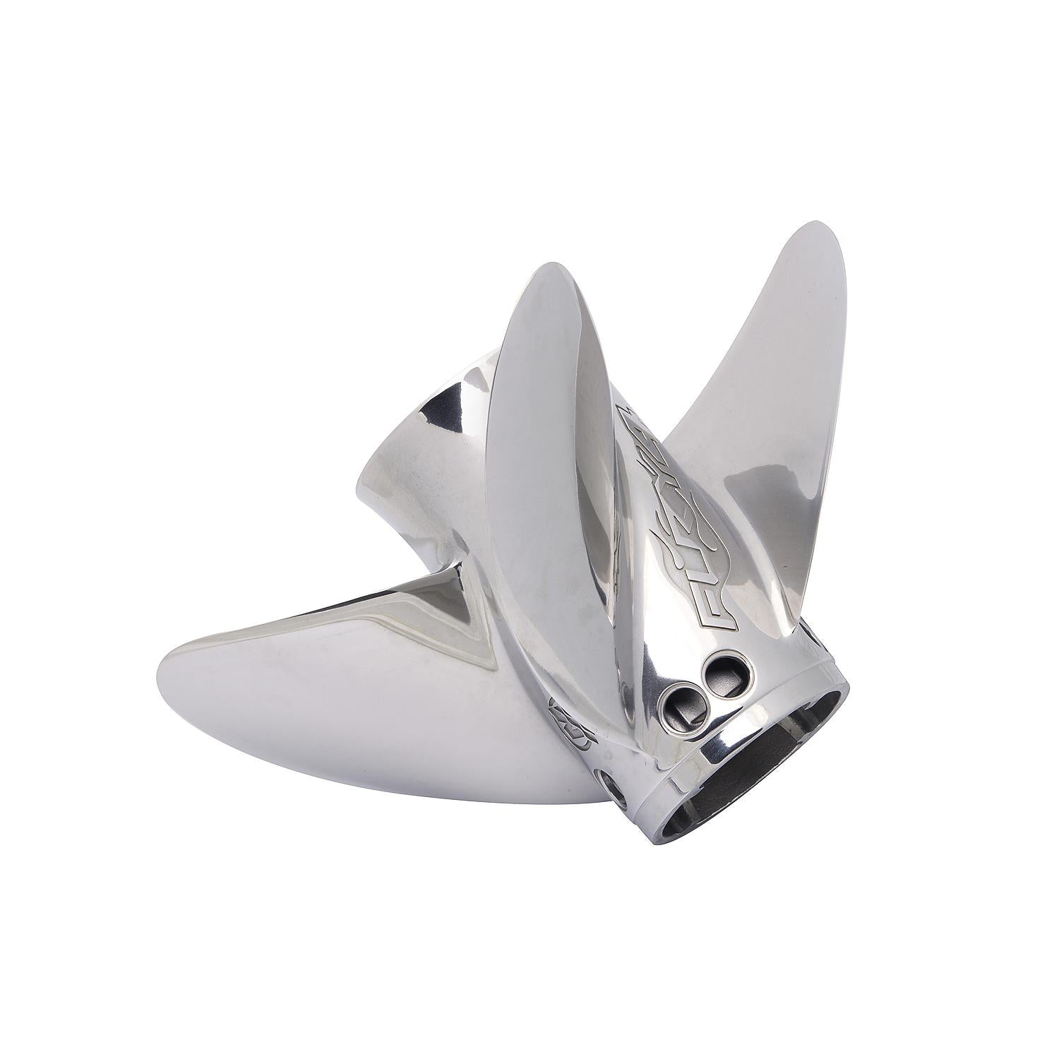 Mercury Fury 4 4-Blade Stainless Steel Propeller, 14.5" Diameter x 25" Pitch, Right Hand Rotation