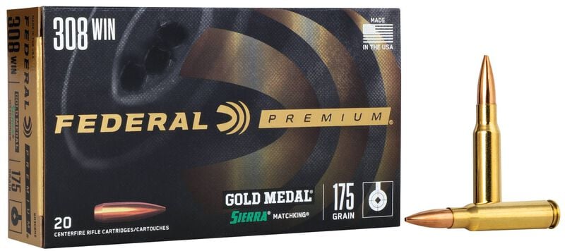 Federal Gold Medal Sierra MatchKing 308 Win 175gr