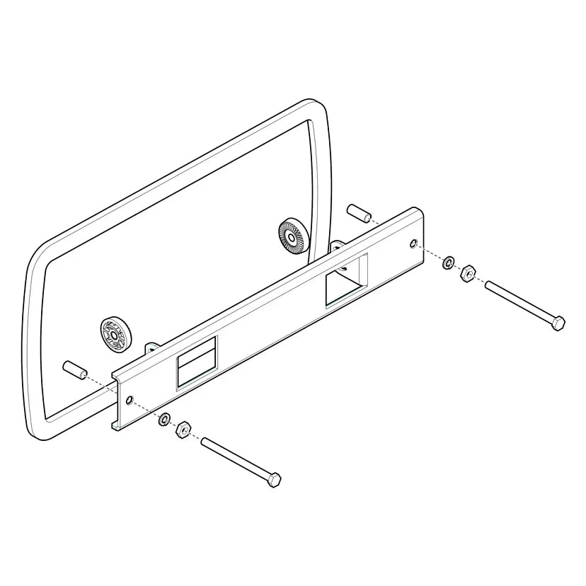 Humminbird In-Dash Mounting Kit - HELIX 7 G4N