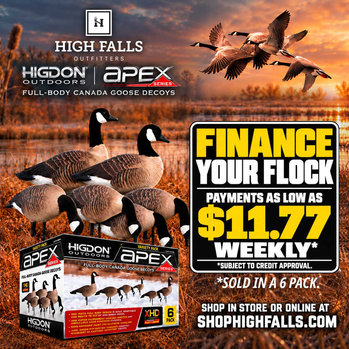 Higdon APEX Full-Size Full-Body Canada Variety Pack B