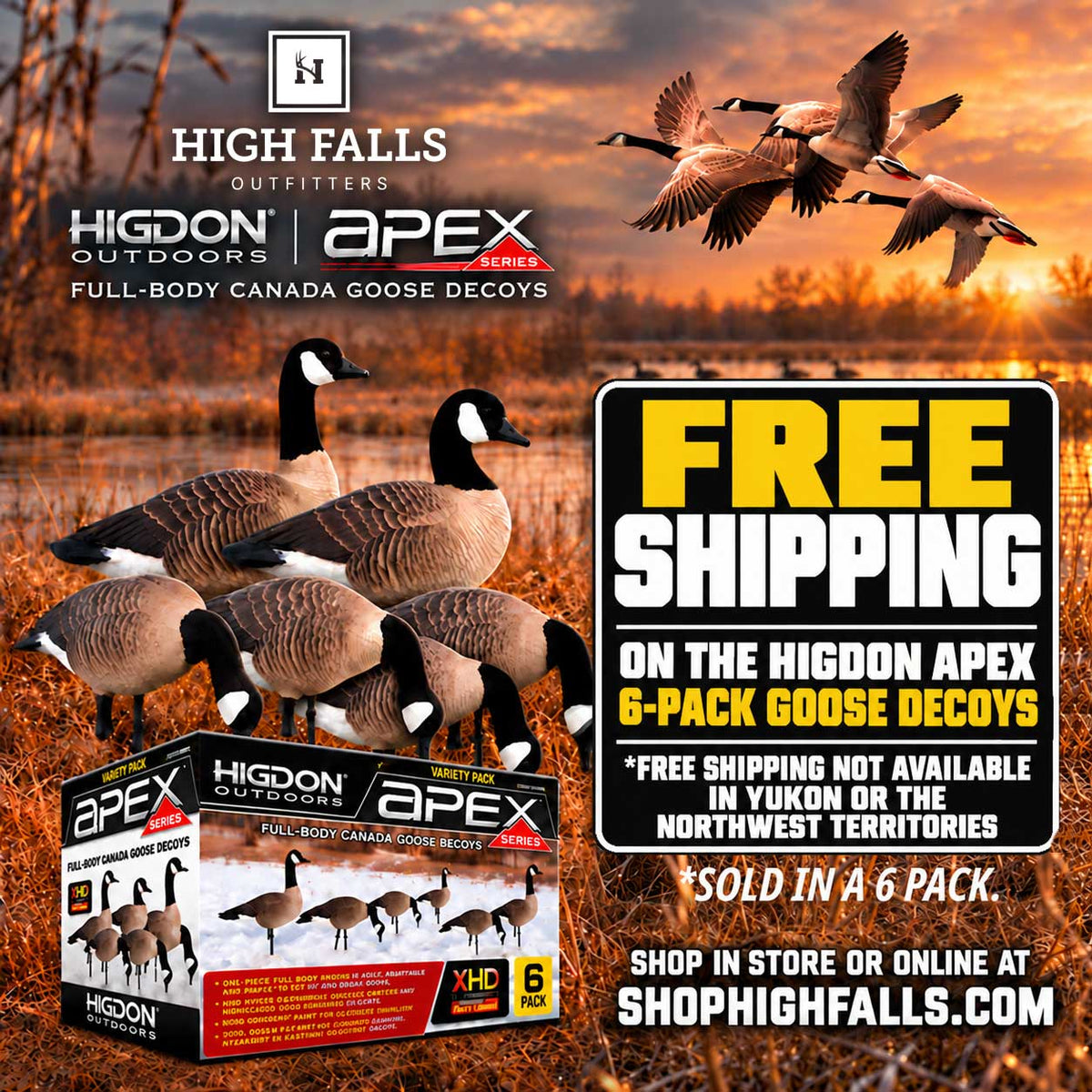 Higdon APEX Full-Size Full-Body Canada Variety Pack B