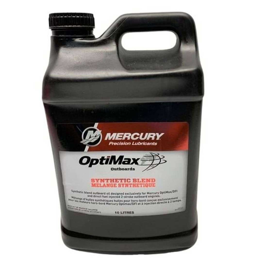Mercury Optimax Synthetic Blend 2-Stroke Oil 10 Litres