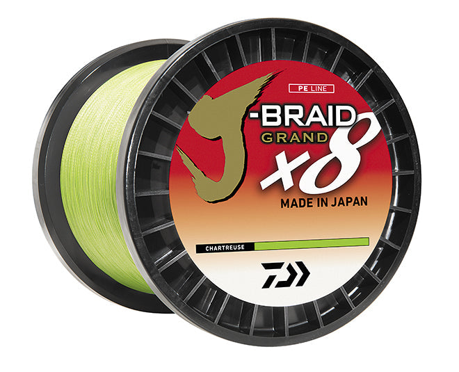 Daiwa J-Barid X8 Grand Braided Line Chartreuse