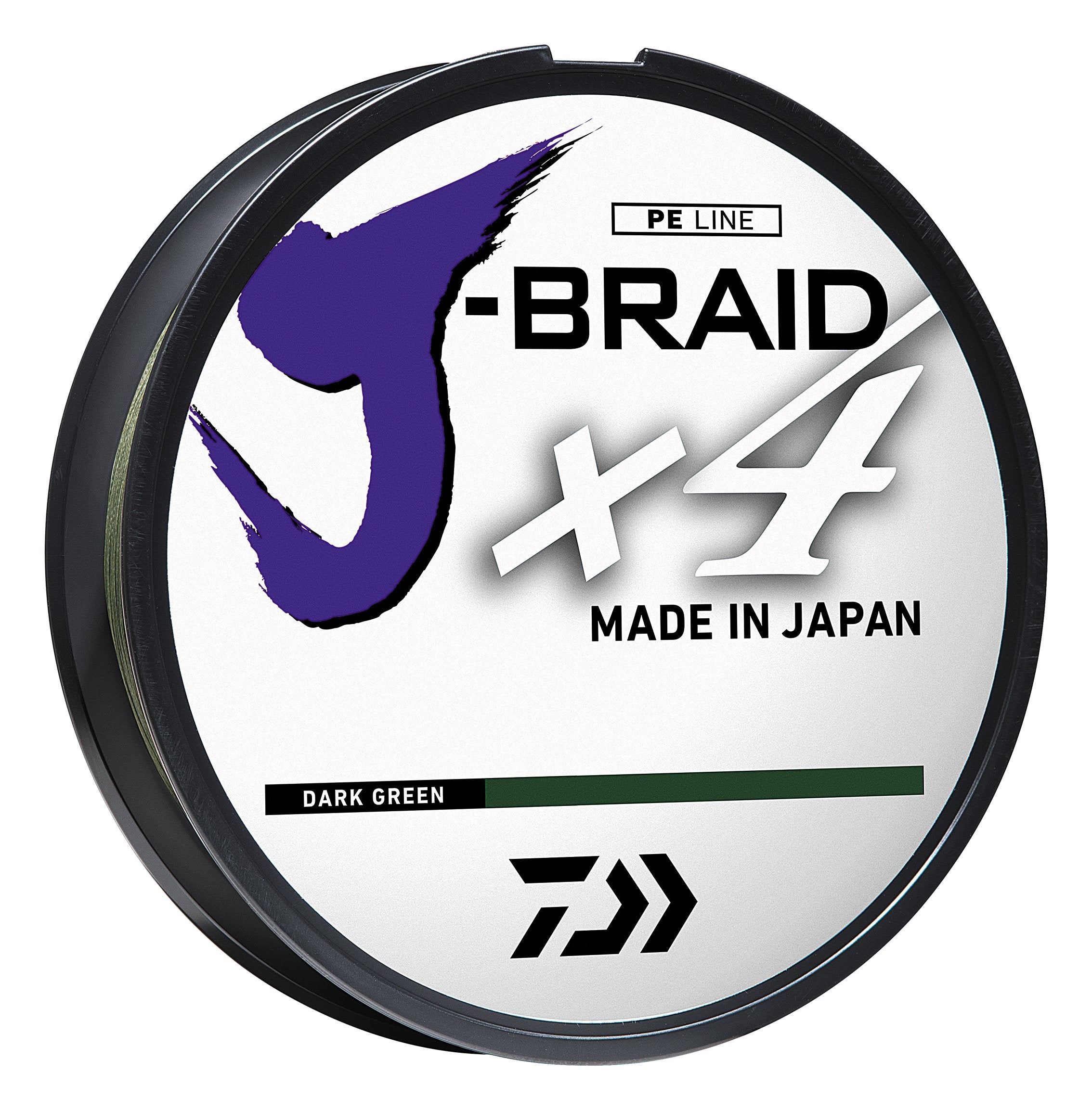 Daiwa J-Braid X4 Braided Line Dark Green