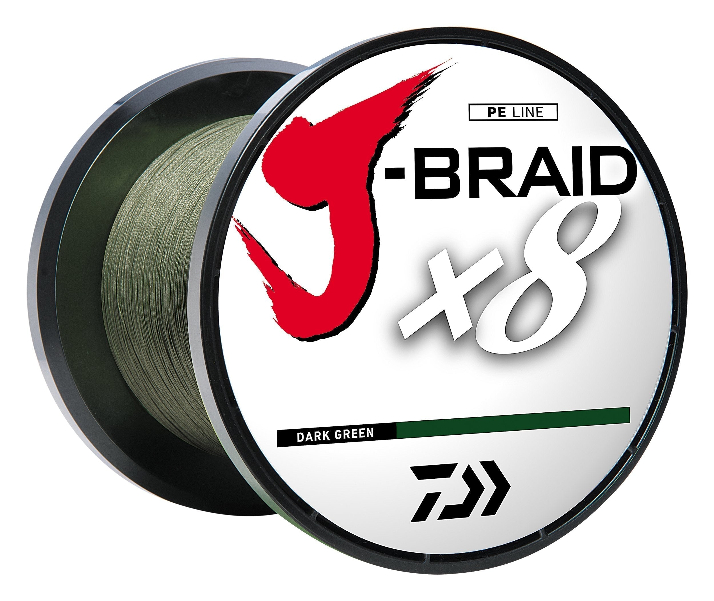 Daiwa J-Braid X8 Braided Line Dark Green