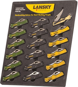 Lansky Sharpeners Folding Knives Lansky Small Lockback Display 18
