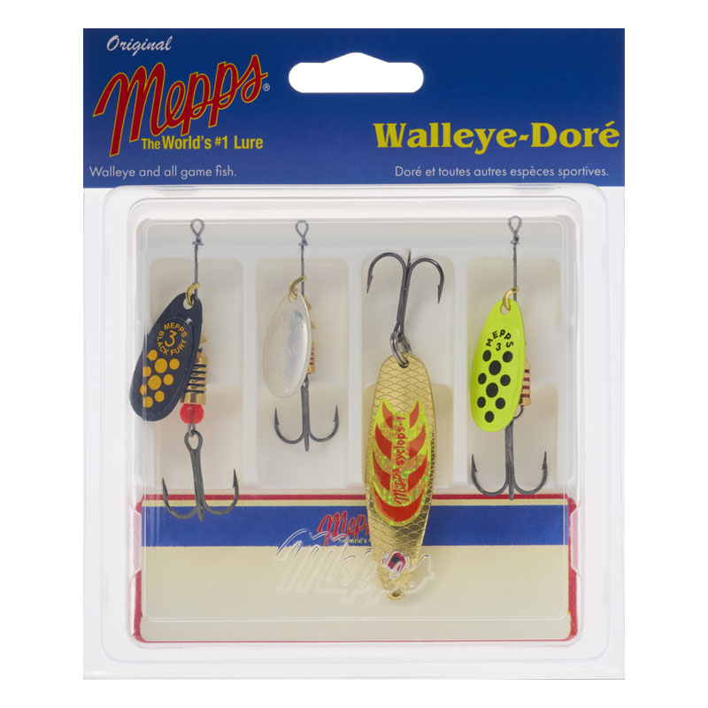 Mepps 4-Pack Walleye Kit