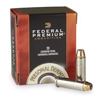 Federal Personal Defense .38 Special +P Ammunition, 20 Rounds, Hydra-Shok HP, 129 Grains