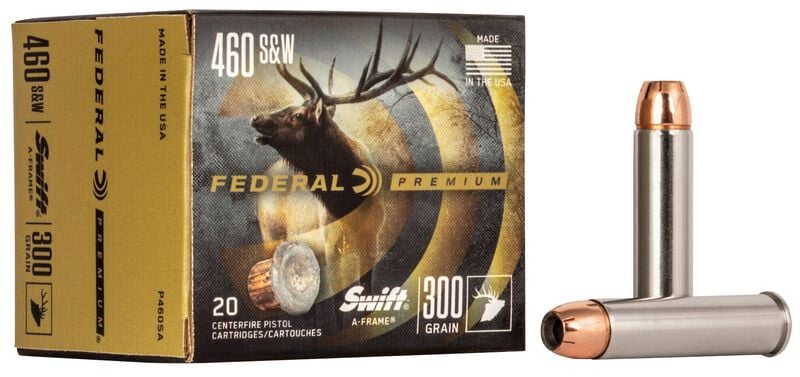 Federal Premium 460 S&W 300GR Swift A-frame