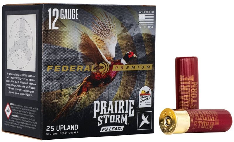 Federal Premium Prairie Storm Upland 12 Ga 2-3/4" 1 1/4 oz - 25 Rounds