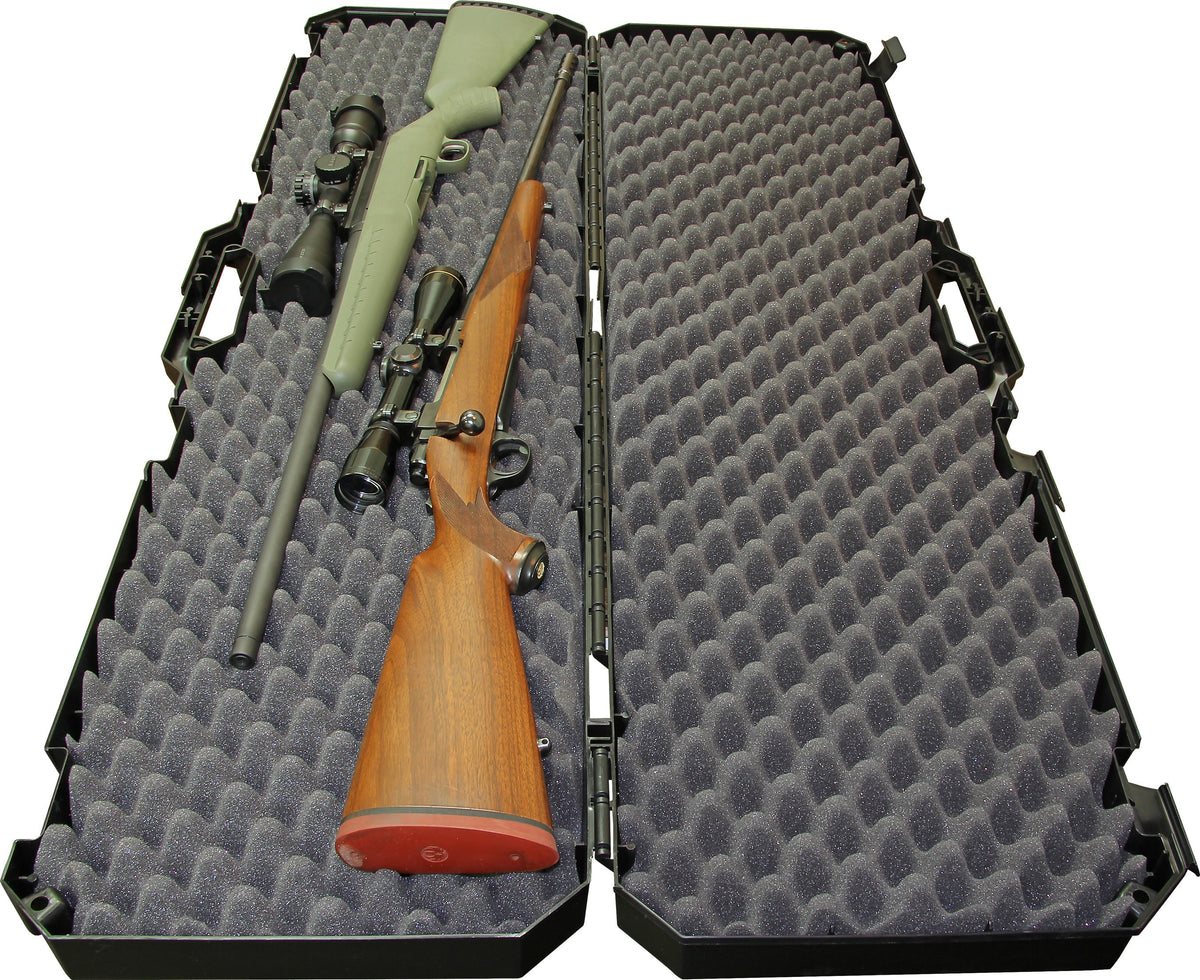 MTM Case-Gard Double Scoped Rifle Case 51" Blk - Black