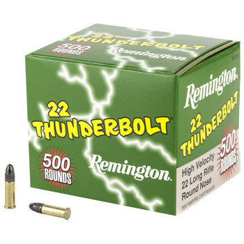 Remington Ammo .22LR Thunderbolt LRN 40gr 1255 Fps