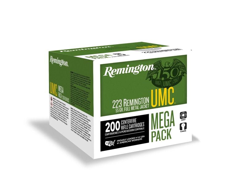 Remington Umc 223 Rem 55GR FMJ 200 Rnd Mega Pack – 23683