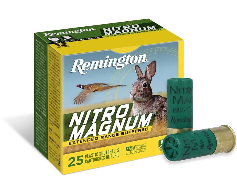 Remington NM124 Nitro MAG 12 Ga. 3" 1.5/8 Oz. #4 Lead Ammo – 26674