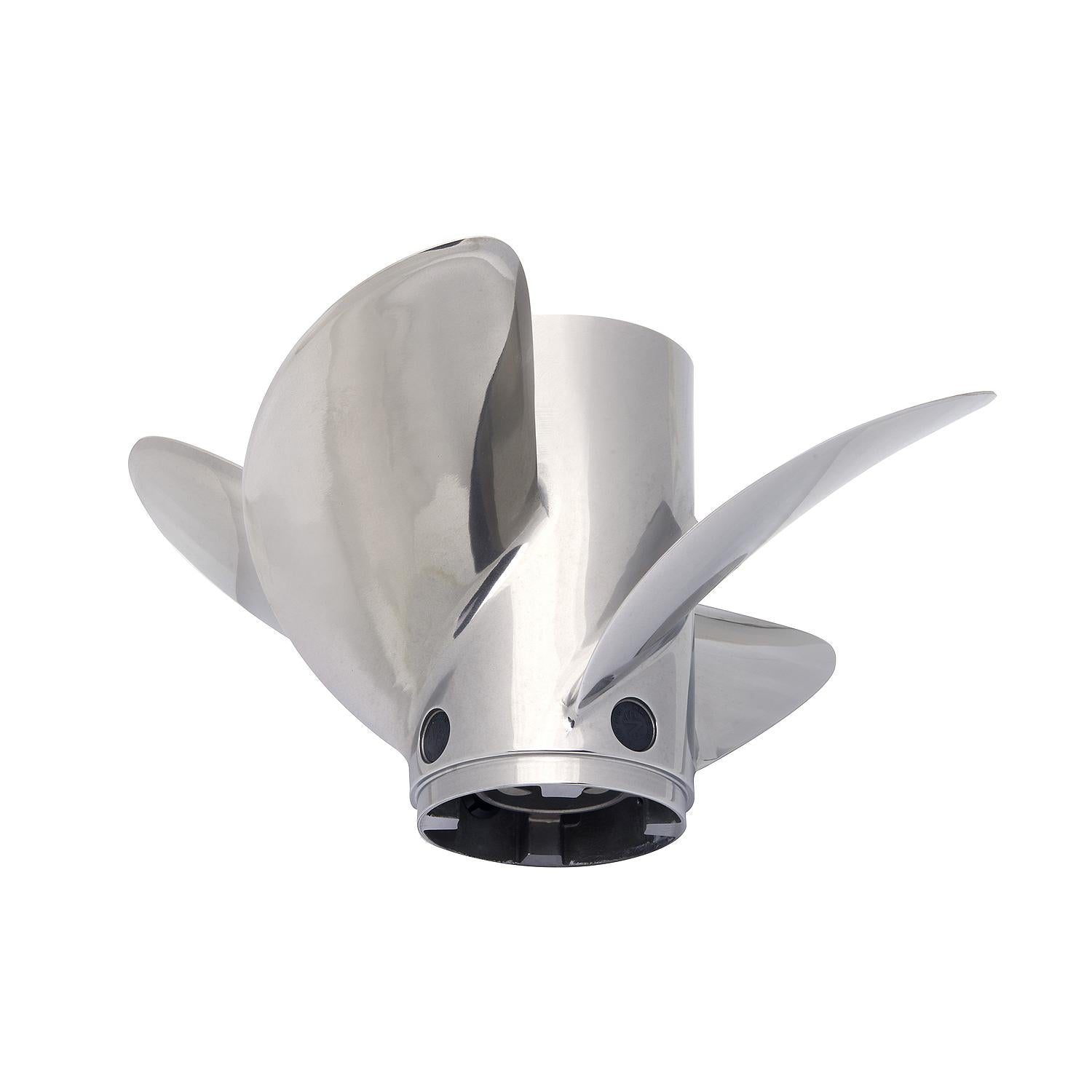 Mercury Revolution 4 4-Blade Stainless Steel Propeller, 14.6" Diameter x 15" Pitch, Right Hand Rotation