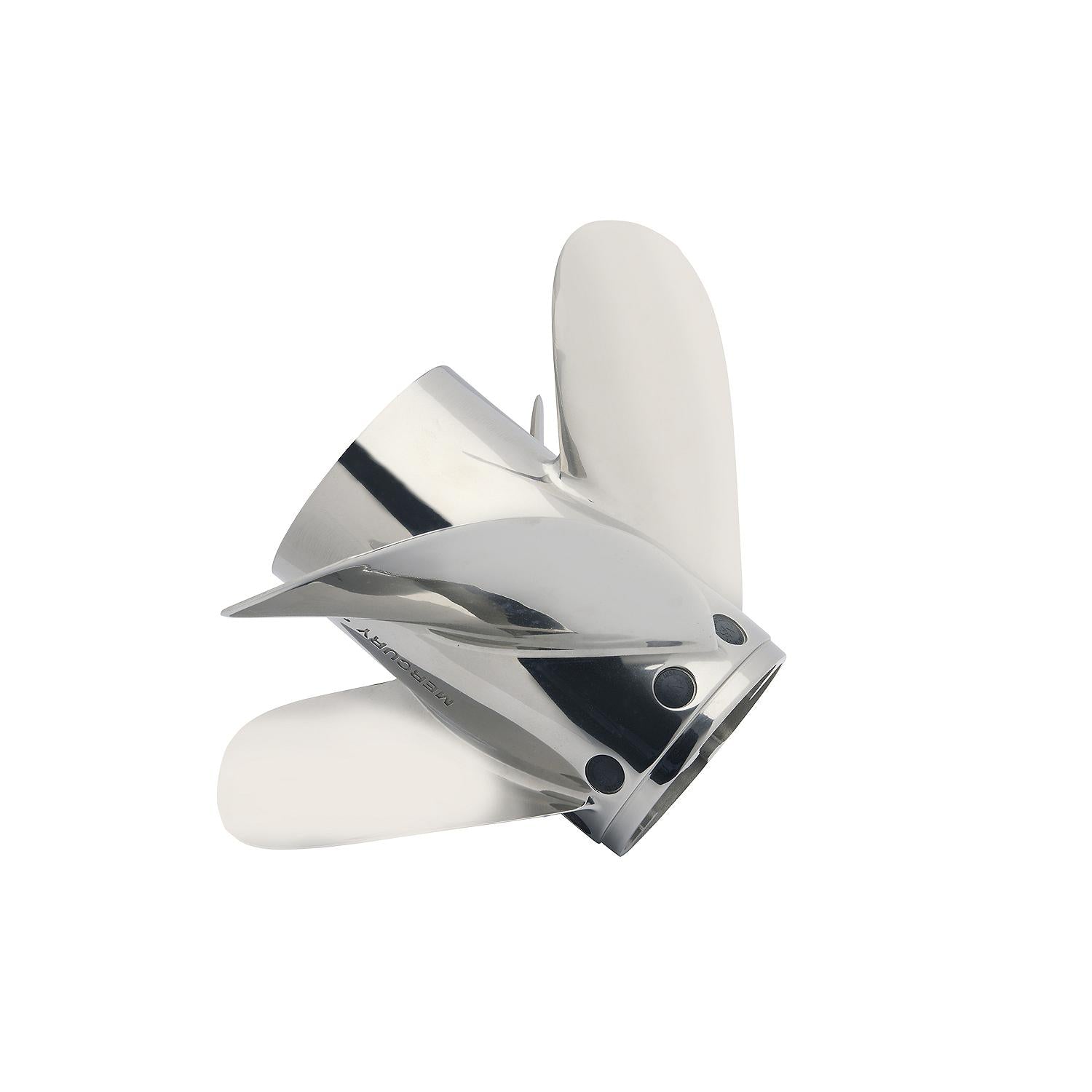 Mercury Revolution X 4-Blade Stainless Steel Propeller, 21" Pitch, Left-Hand Rotation