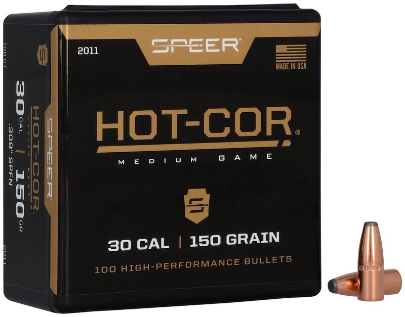 Speer Hot-Cor .308 150gr Bullets - 100 Count